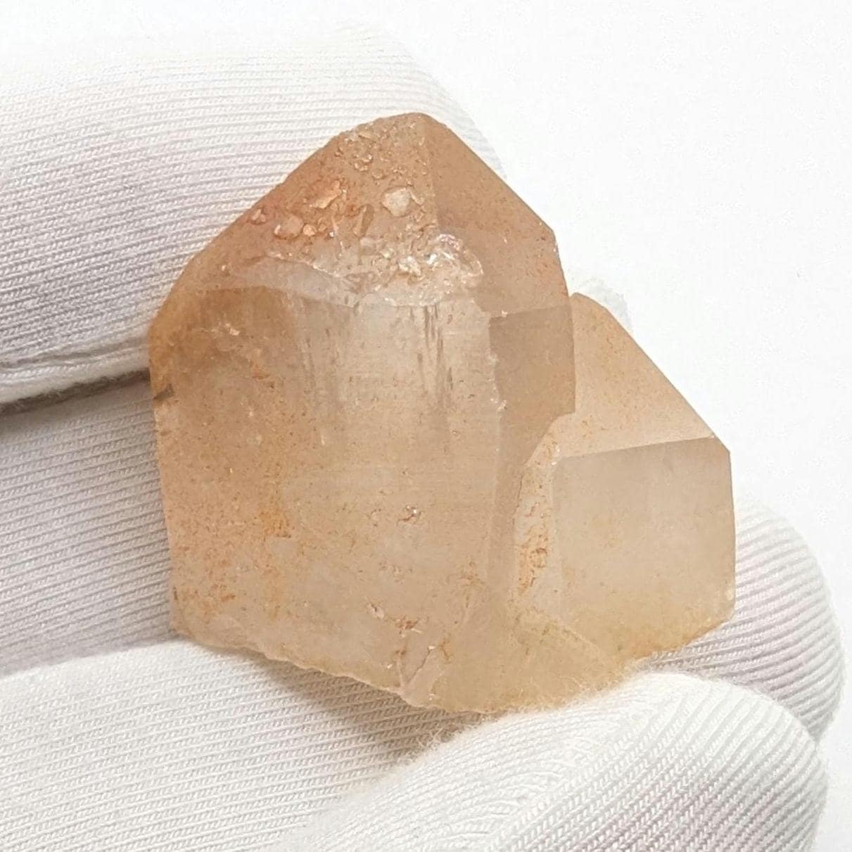 17g Sunshine Quartz Crystal - Nova Scotia, Canada - Natural Orange Quartz Cluster - Raw Canadian Quartz Crystal Cluster