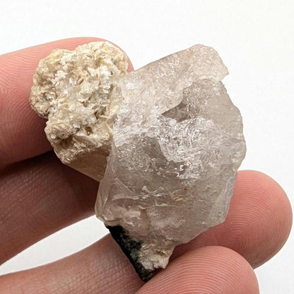 21g Tourmaline Crystal in Matrix - Light Pink Tourmaline - Natural Tourmaline Crystal in Quartz - Mineral Specimen - Afghanistan