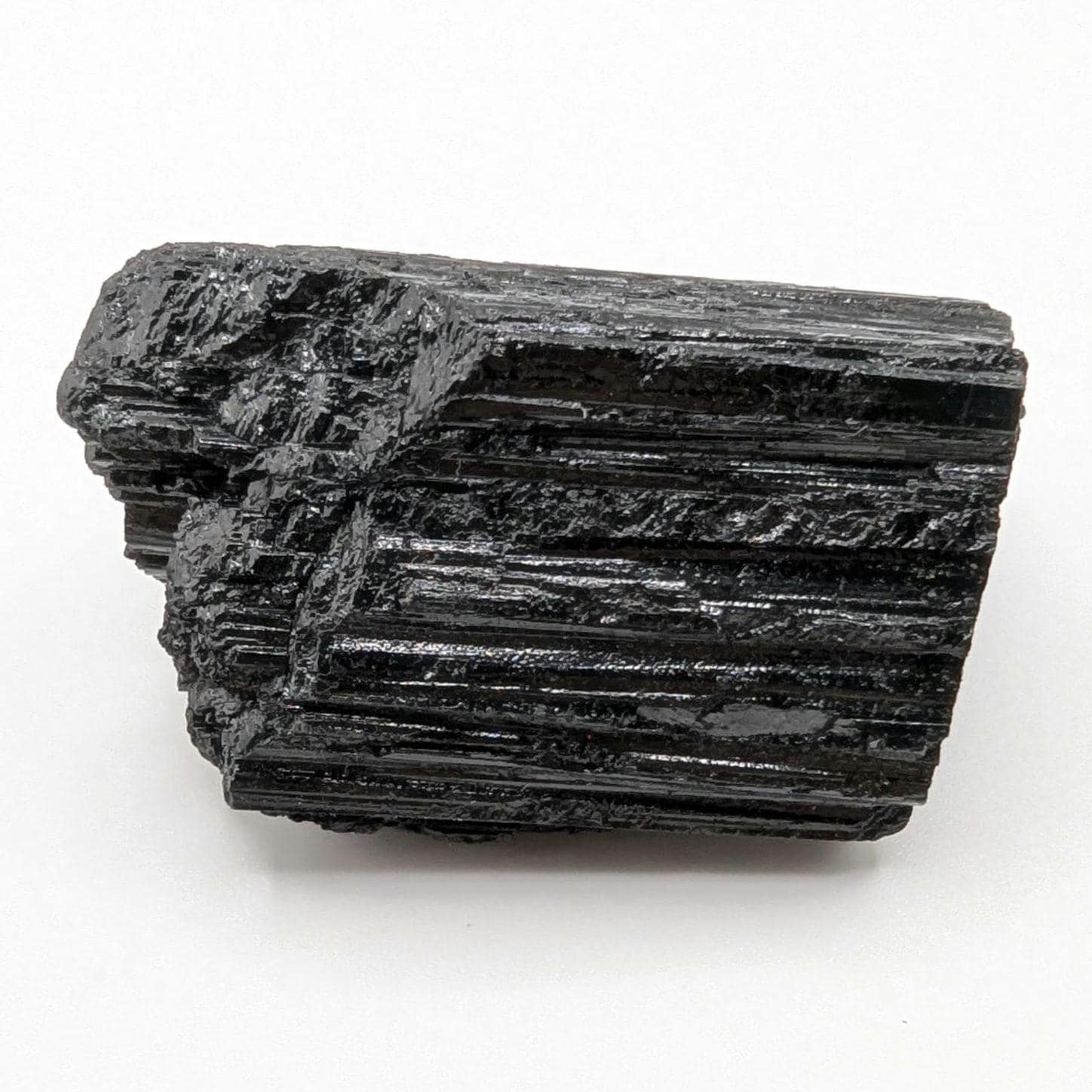 109g Black Tourmaline Crystal - Minas Gerais, Brazil - Metaphysical Crystals - Raw Black Tourmaline - Natural Tourmaline Stone