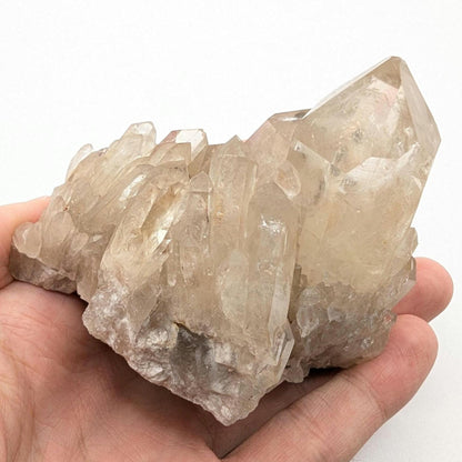 317g Natural Kundalini Citrine - Genuine Unheated Citrine Crystal - Kundalini Quartz Cluster - Luena, Congo - Raw Citrine Point Cluster