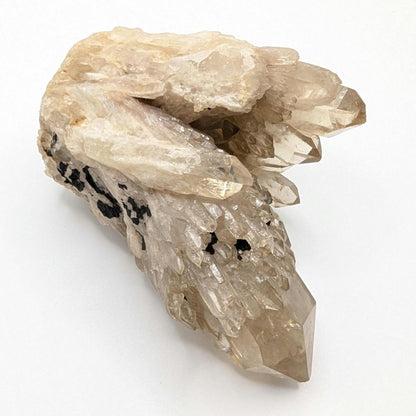 371g Natural Kundalini Citrine - Genuine Unheated Citrine Crystal - Kundalini Quartz Cluster - Luena, Congo - Raw Citrine Point Cluster