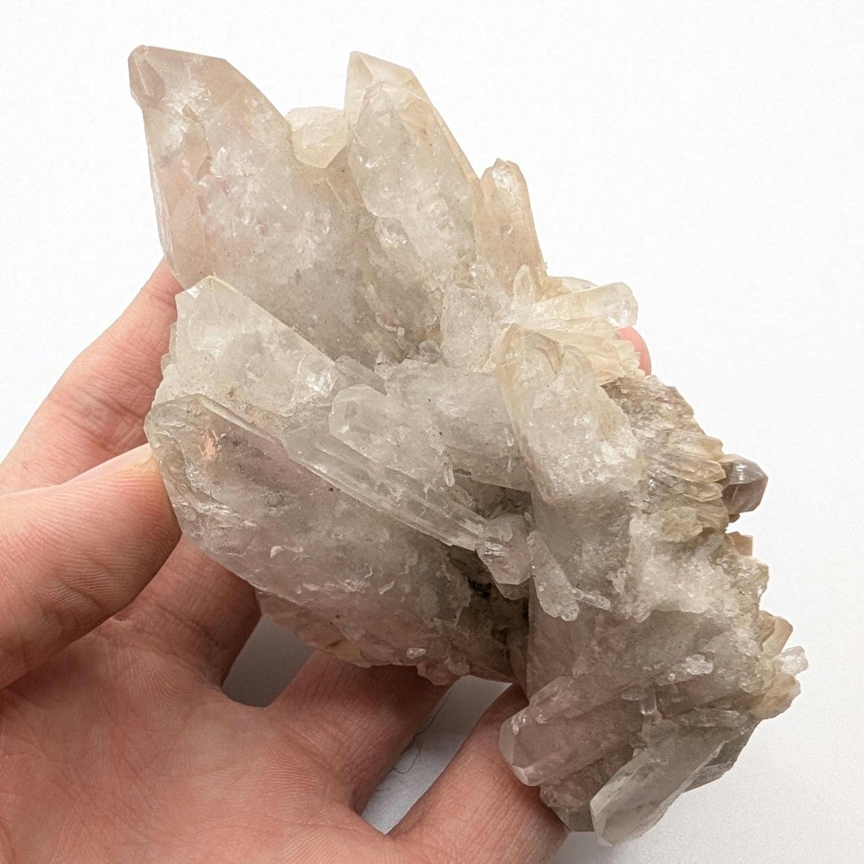 222g Lithium Quartz - Piatã, Bahia, Brazil - Rare Lithium Quartz - Lithium Included Quartz Mineral Specimen - Raw Lithium Quartz