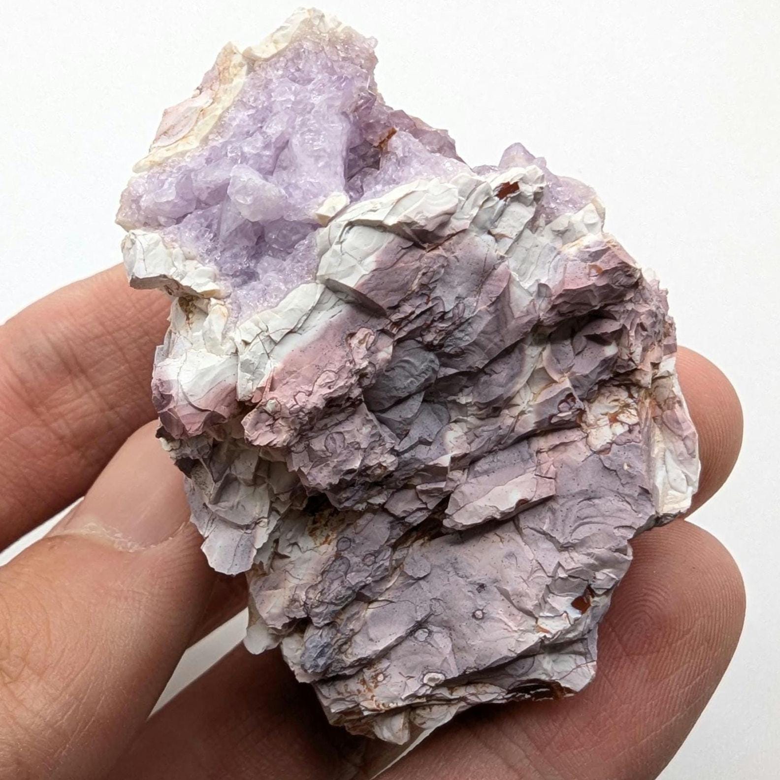 60g Bay of Fundy Amethyst - Natural Purple Amethyst Crystal from Minas Basin, Nova Scotia, Canada - Canadian Amethyst - Natural Minerals