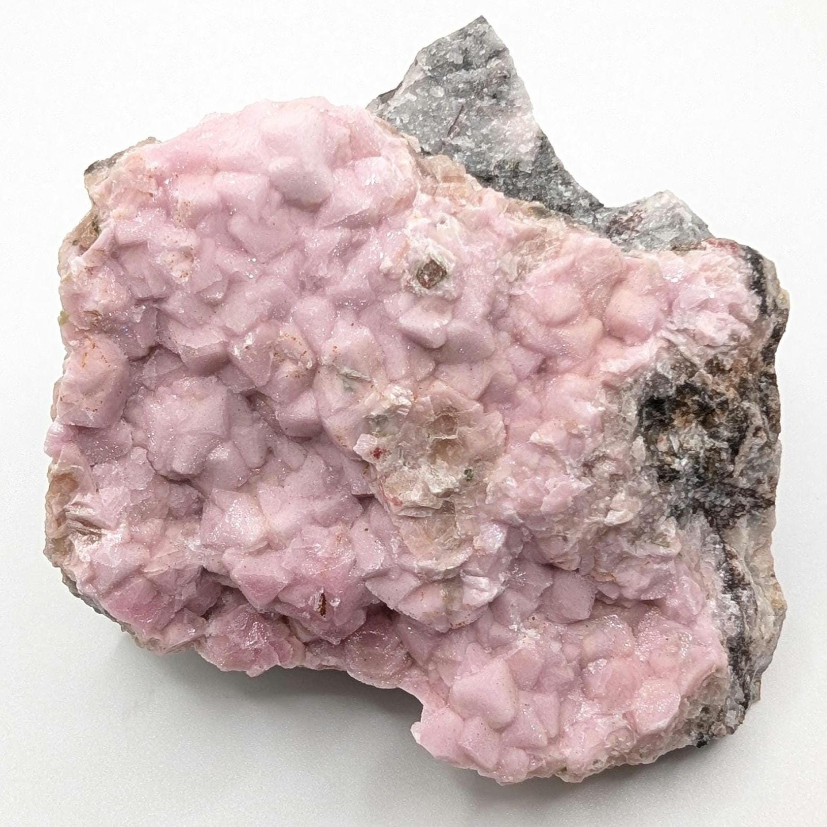 524g Baby Pink Cobalto Calcite - Pink Cobalt Calcite Crystal from Bou Azzer, Morocco - Salrose Stone - Cobaltocalcite Mineral Specimen