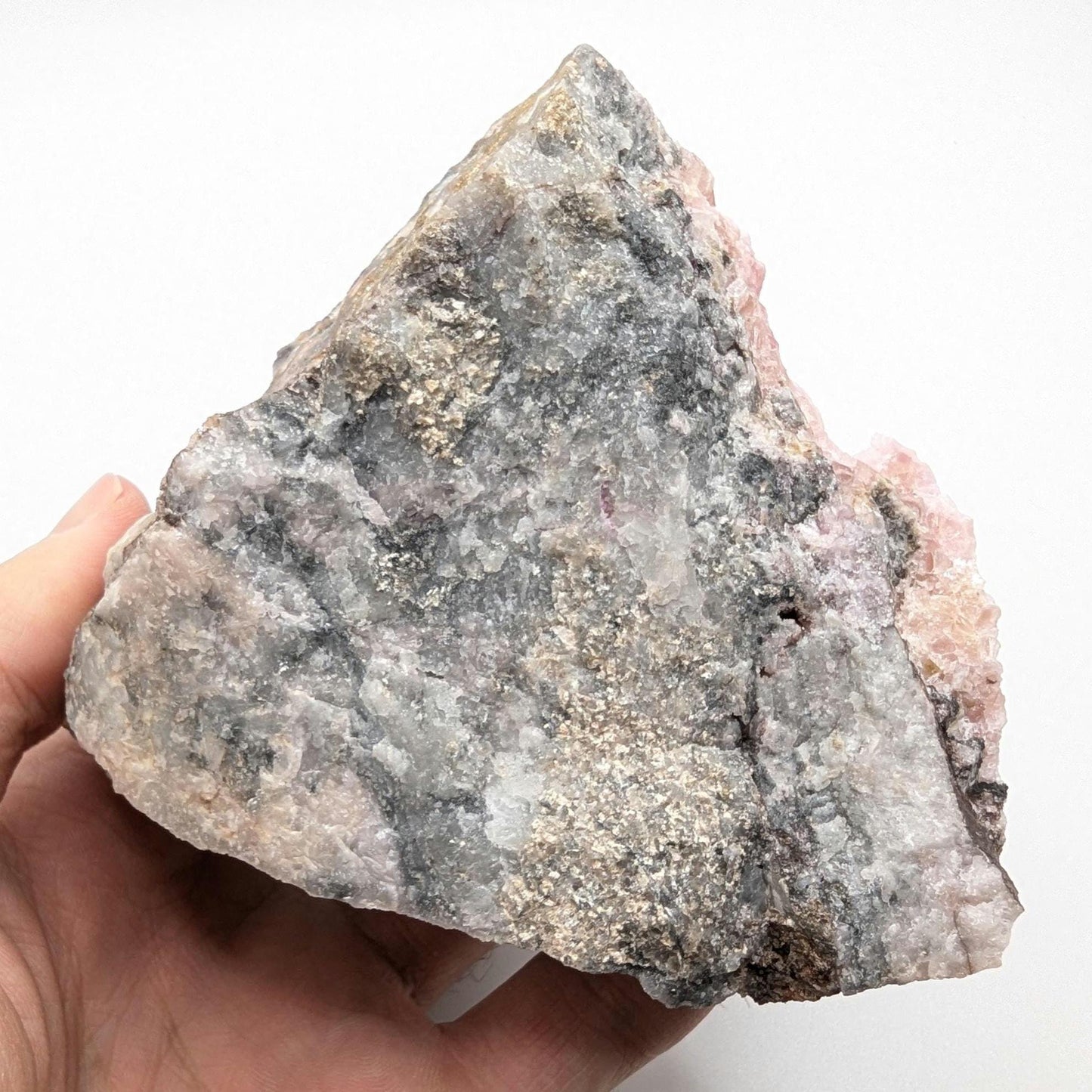 524g Baby Pink Cobalto Calcite - Pink Cobalt Calcite Crystal from Bou Azzer, Morocco - Salrose Stone - Cobaltocalcite Mineral Specimen