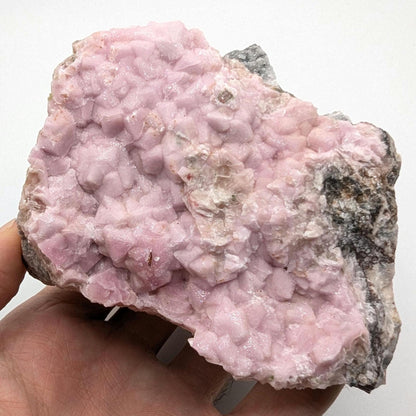 524g Baby Pink Cobalto Calcite - Pink Cobalt Calcite Crystal from Bou Azzer, Morocco - Salrose Stone - Cobaltocalcite Mineral Specimen