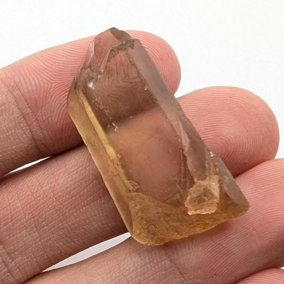 8g (Genuine) Natural Citrine Crystal from Mansa, Zambia - Rough Citrine Point - Unheated Citrine - Untreated Citrine - Natural Crystals