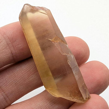 9g (Genuine) Natural Citrine Crystal from Mansa, Zambia - Rough Citrine Point - Unheated Citrine - Untreated Citrine - Natural Crystals