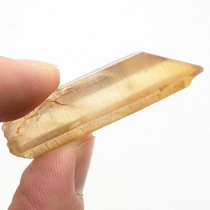 10g (Genuine) Natural Citrine Crystal from Mansa, Zambia - Rough Citrine Point - Unheated Citrine - Untreated Citrine - Natural Crystals