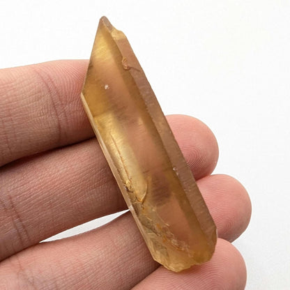 10g (Genuine) Natural Citrine Crystal from Mansa, Zambia - Rough Citrine Point - Unheated Citrine - Untreated Citrine - Natural Crystals
