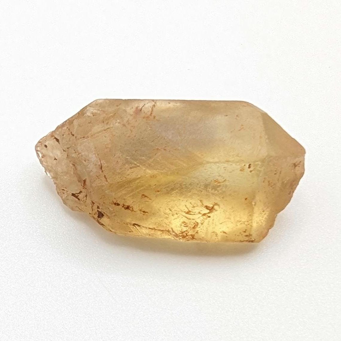 7g (Genuine) Natural Citrine Crystal from Mansa, Zambia - Rough Citrine Point - Unheated Citrine - Untreated Citrine - Natural Crystals