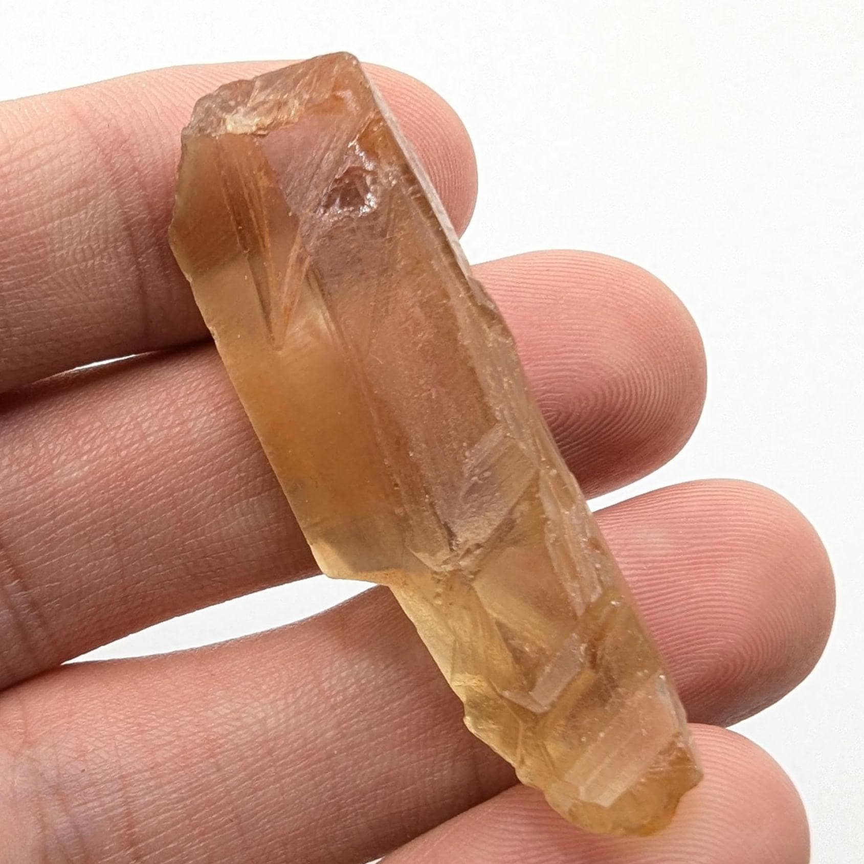 10g (Genuine) Natural Citrine Crystal from Mansa, Zambia - Rough Citrine Point - Unheated Citrine - Untreated Citrine - Natural Crystals