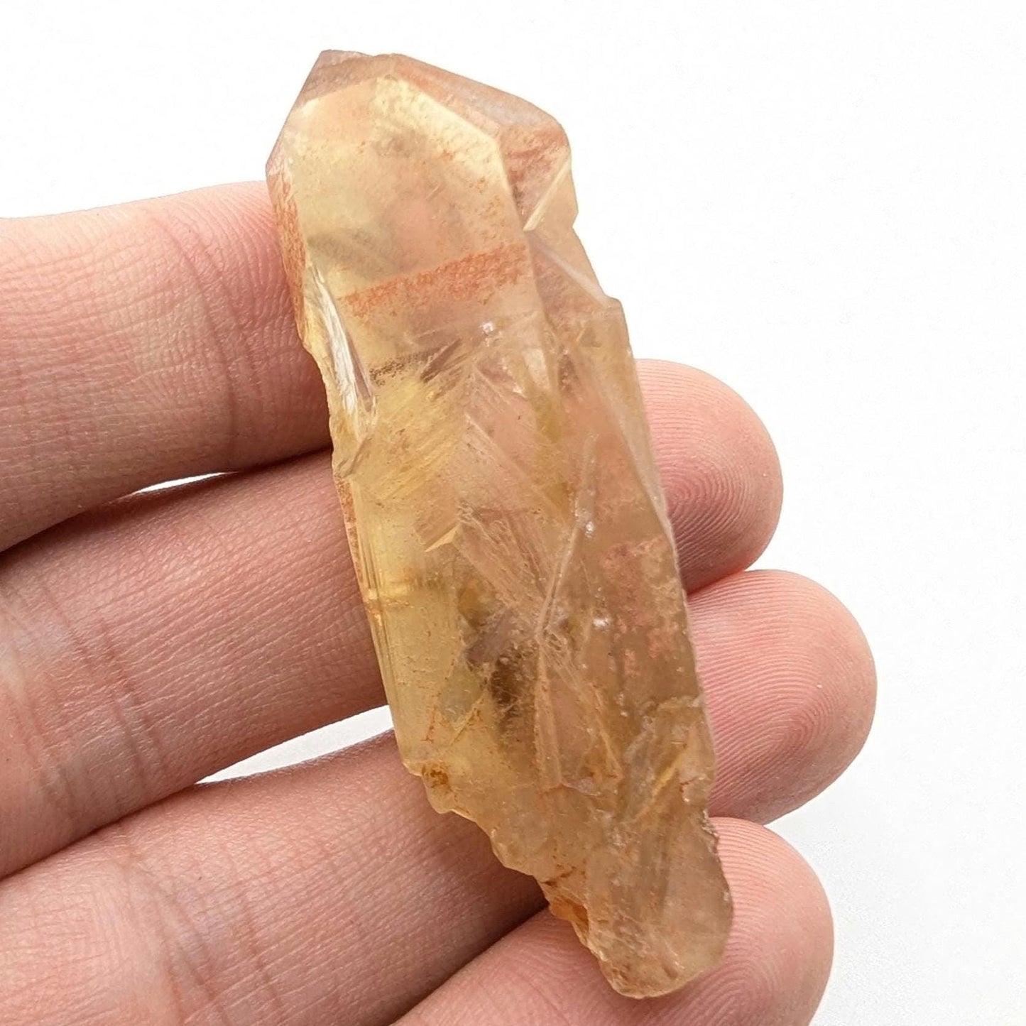 16g (Genuine) Natural Citrine Crystal from Mansa, Zambia - Rough Citrine Point - Unheated Citrine - Untreated Citrine - Natural Crystals