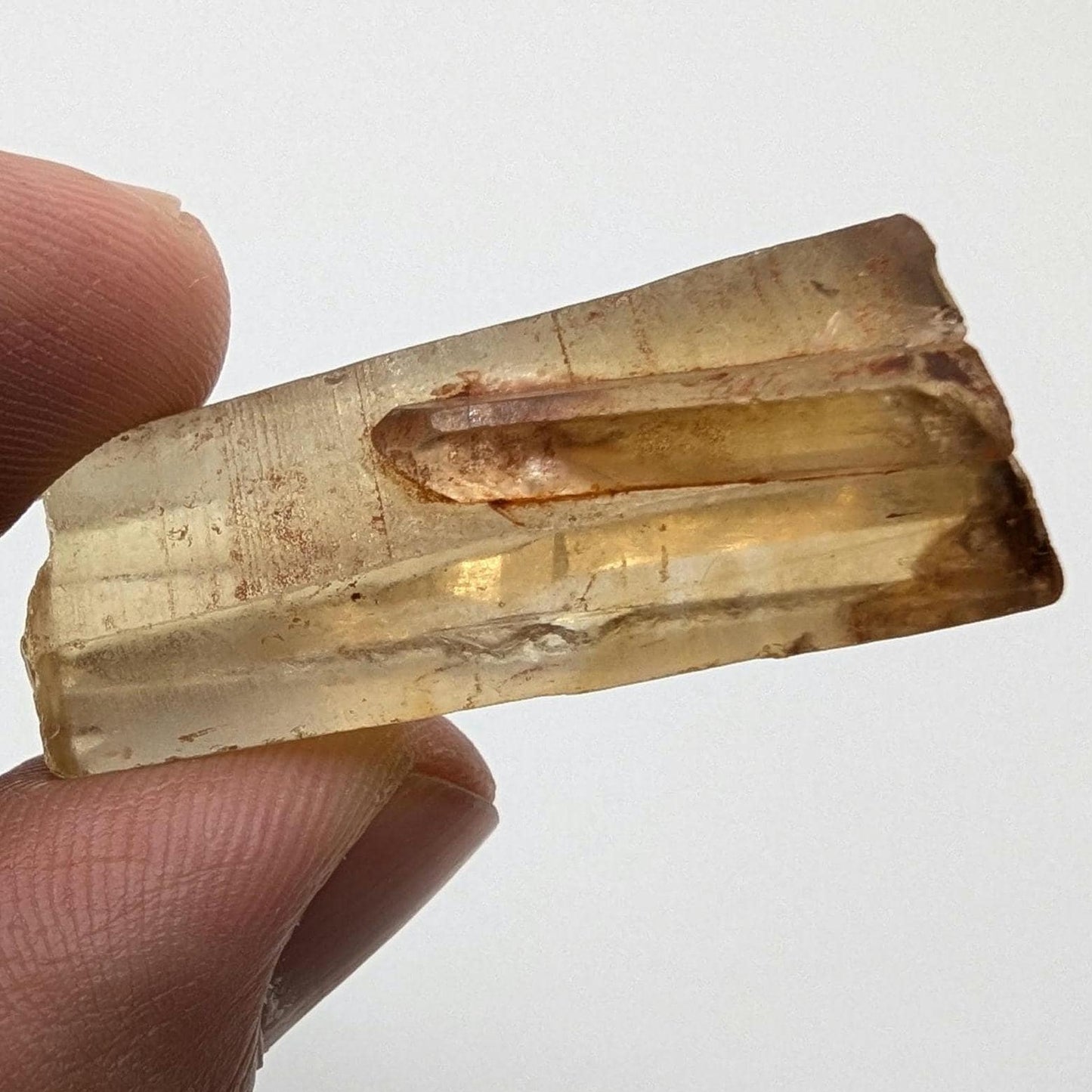 9g (Genuine) Natural Citrine Crystal from Mansa, Zambia - Rough Citrine Point - Unheated Citrine - Untreated Citrine - Natural Crystals