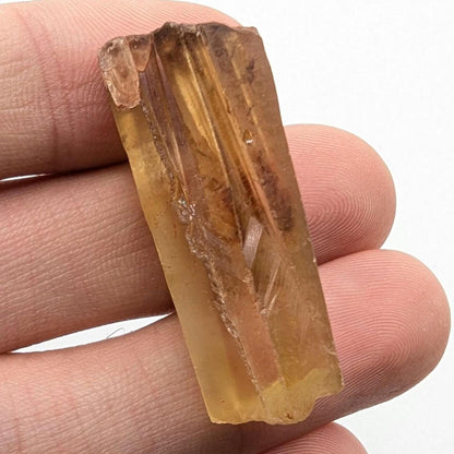 9g (Genuine) Natural Citrine Crystal from Mansa, Zambia - Rough Citrine Point - Unheated Citrine - Untreated Citrine - Natural Crystals