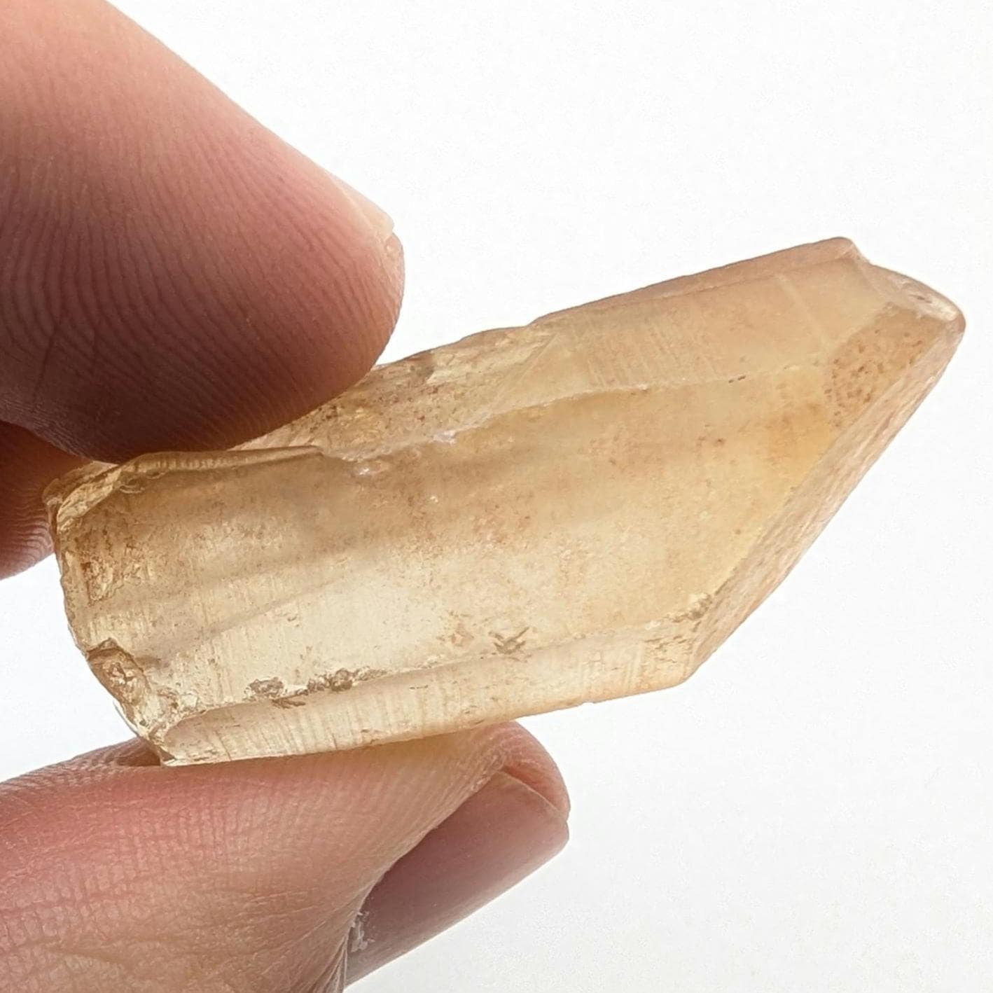 14g (Genuine) Natural Citrine Crystal from Mansa, Zambia - Rough Citrine Point - Unheated Citrine - Untreated Citrine - Natural Crystals