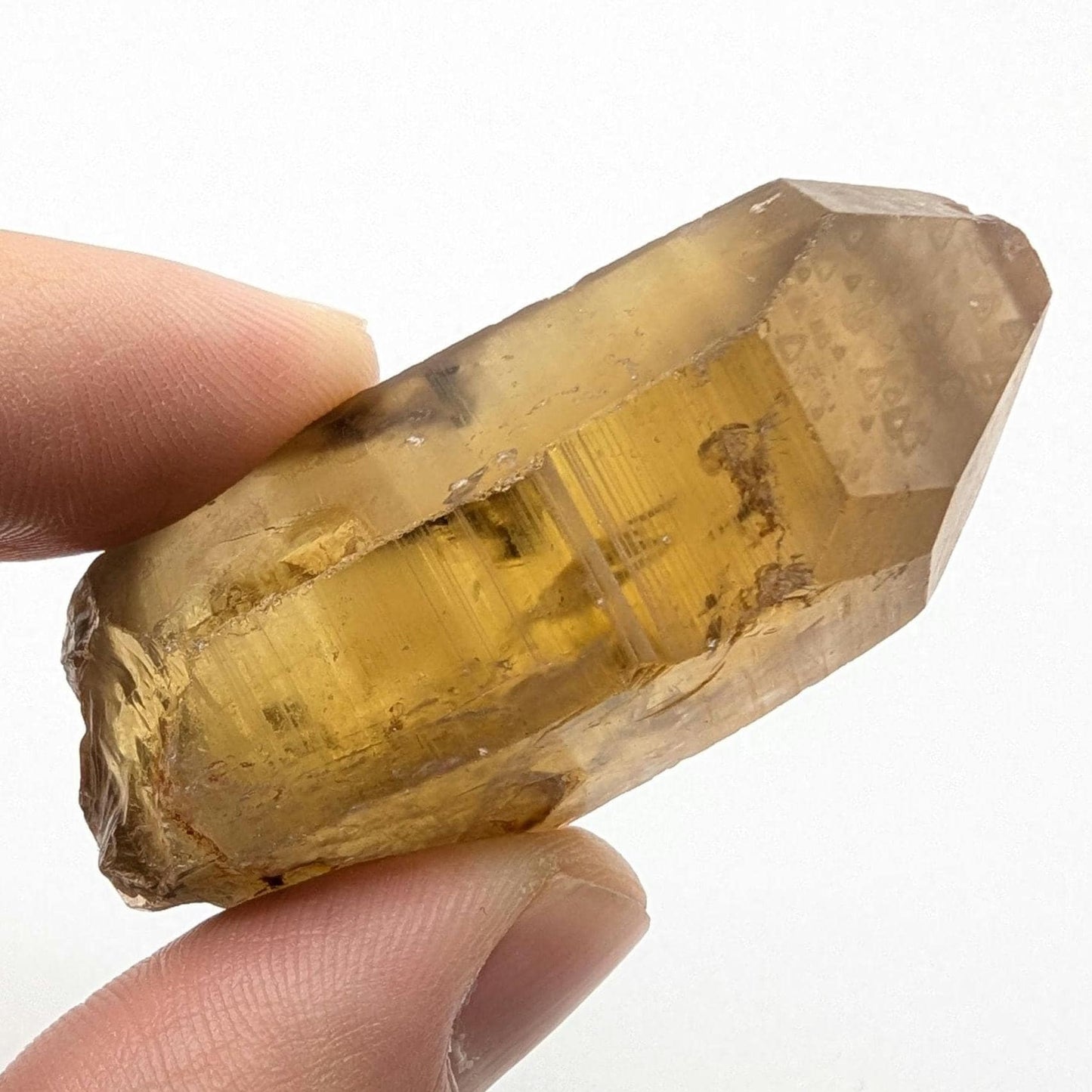 38g (Genuine) Natural Citrine Crystal from Mansa, Zambia - Rough Citrine Point - Unheated Citrine - Untreated Citrine - Natural Crystals