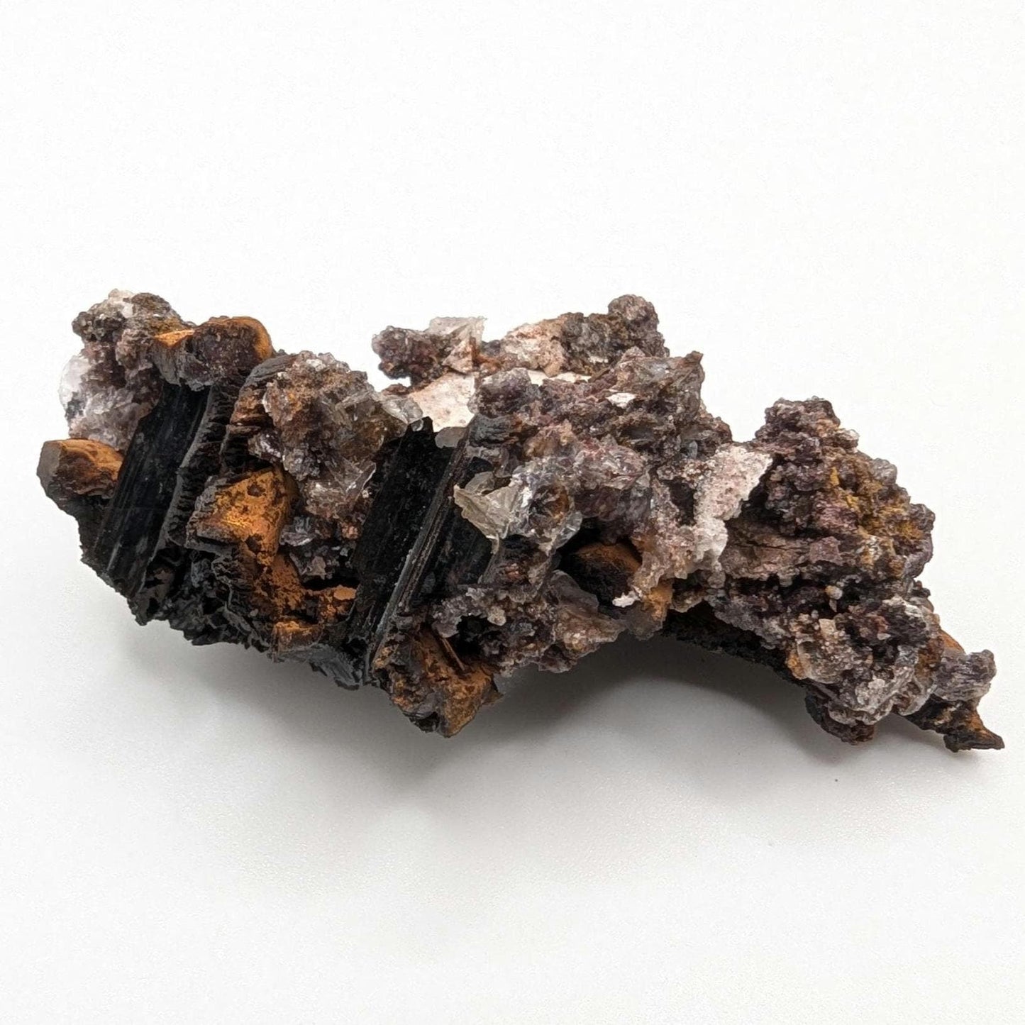 34g Goethite after Selenite - Pseudomorph Mineral - Santa Eulalia, Mexico - Natural Mineral Specimen - Goethite Crystal Cluster