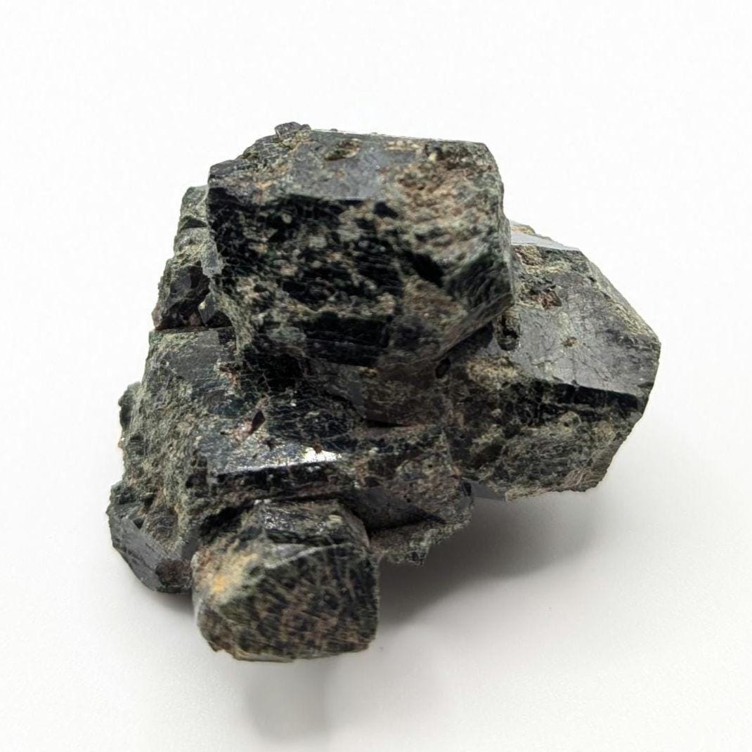 76g Augite from Maniwaki, Quebec - Natural Mineral Specimens from Canada - Black Augite Specimen - Augite Crystal Cluster - Canadian Mineral