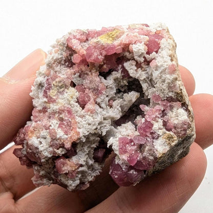 72g Raspberry Garnet from Sierra de Cruces, Mexico - Pink Grossular Garnet Mineral Specimen - Raw Garnet Crystal Cluster