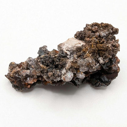 13g Goethite after Selenite - Pseudomorph Mineral - Santa Eulalia, Mexico - Natural Mineral Specimen - Goethite Crystal Cluster