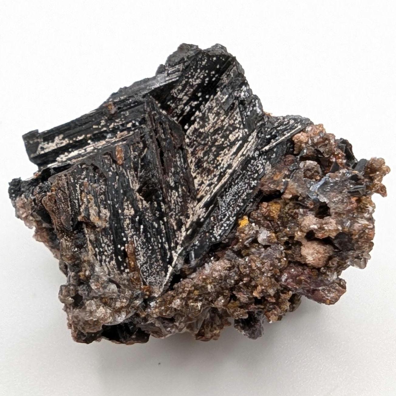 27g Goethite after Selenite - Pseudomorph Mineral - Santa Eulalia, Mexico - Natural Mineral Specimen - Goethite Crystal Cluster