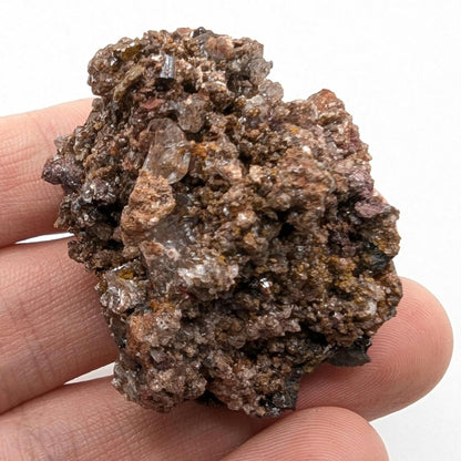 27g Goethite after Selenite - Pseudomorph Mineral - Santa Eulalia, Mexico - Natural Mineral Specimen - Goethite Crystal Cluster