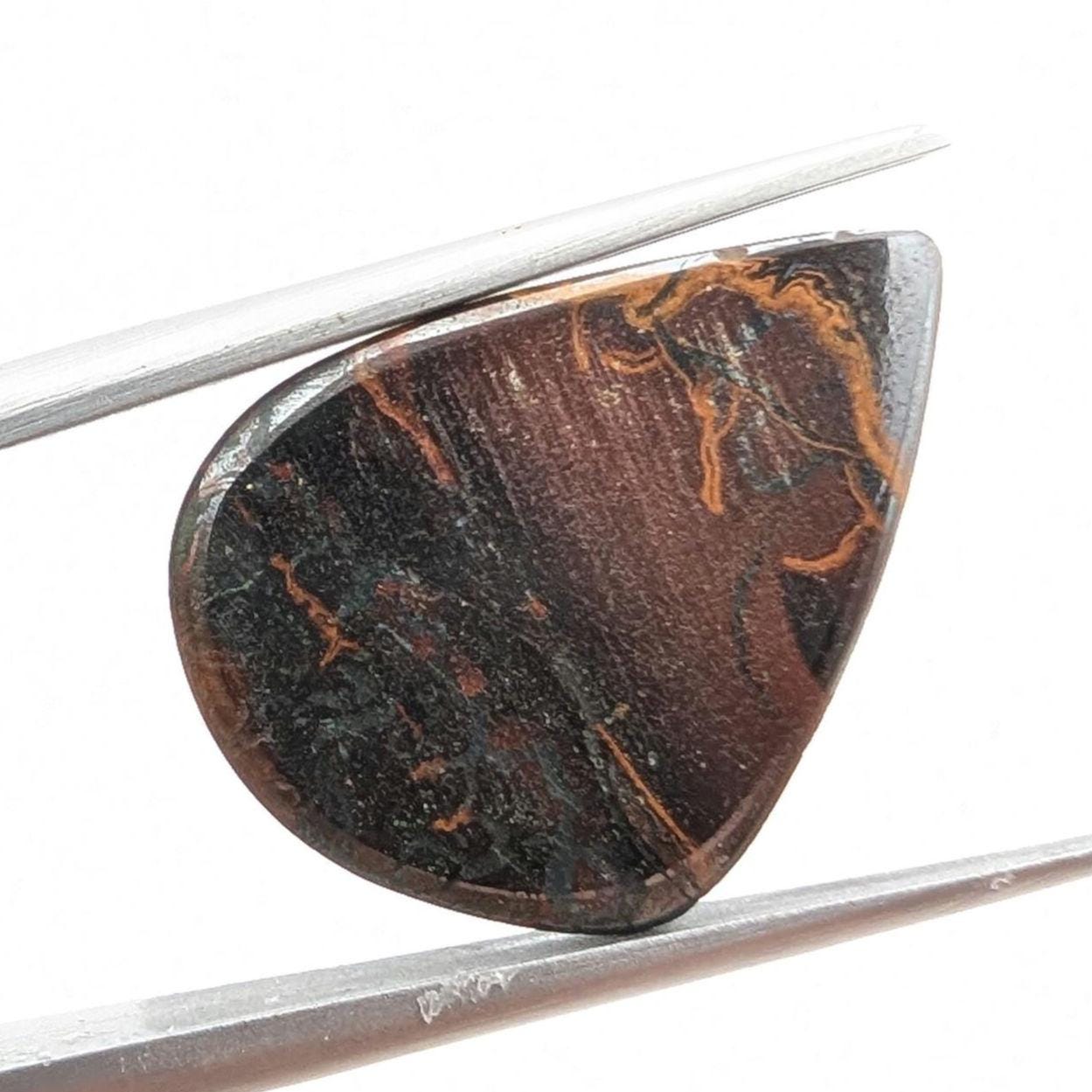 12.20ct Boulder Opal Gem - Boulder Opal Cabochon from Koroit, Australia - Natural Boulder Opal - Australian Opal - Natural Opal Gemstone