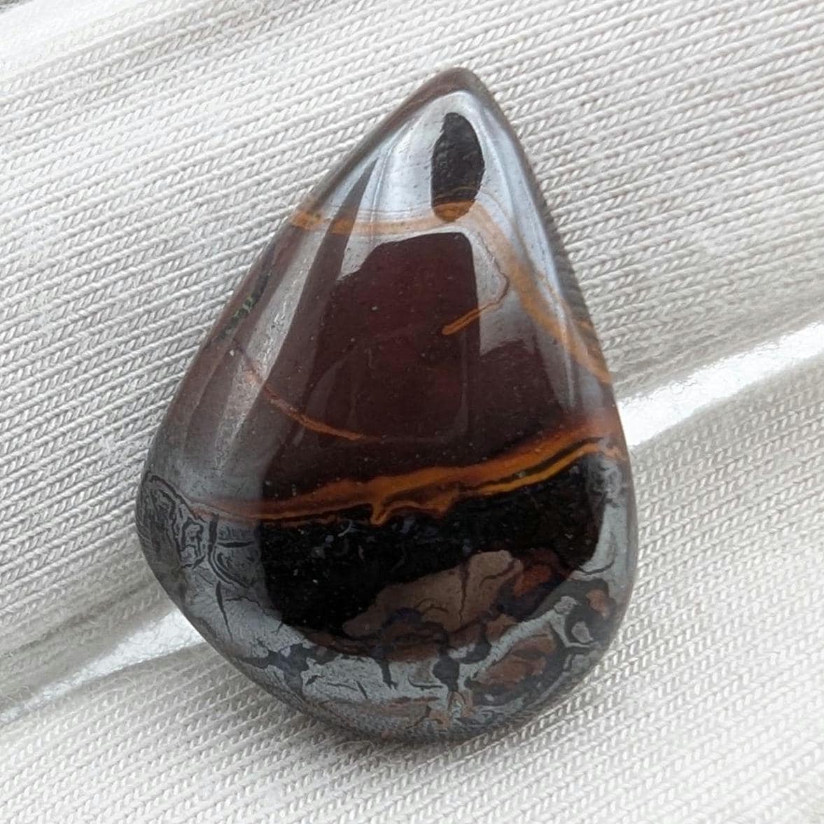 12.20ct Boulder Opal Gem - Boulder Opal Cabochon from Koroit, Australia - Natural Boulder Opal - Australian Opal - Natural Opal Gemstone