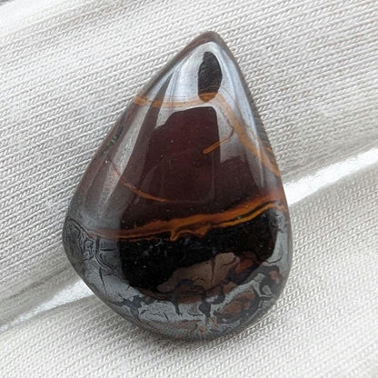 12.20ct Boulder Opal Gem - Boulder Opal Cabochon from Koroit, Australia - Natural Boulder Opal - Australian Opal - Natural Opal Gemstone