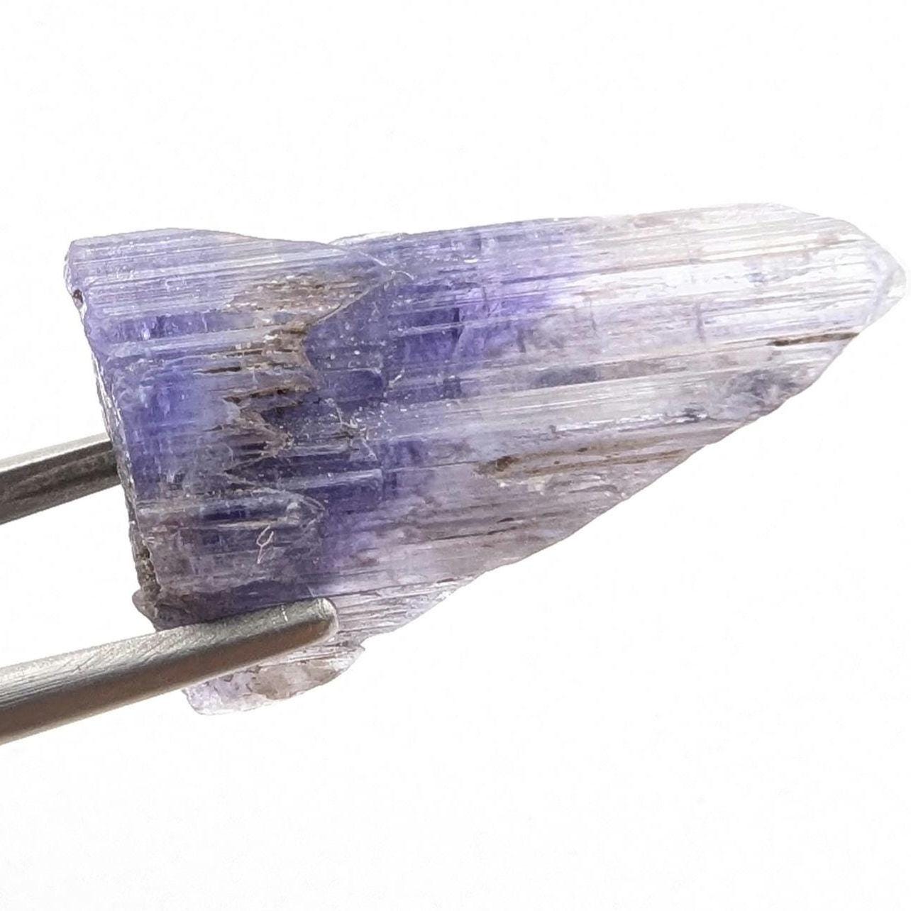 19.28ct Tanzanite Gemstone - Tanzanite Crystal Specimen from Merelani Hills, Tanzania - Heated Tanzanite Stone - Natural Rough Tanzanite