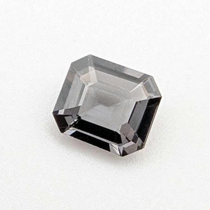 1.51ct Metallic Grey Spinel - Burmese Spinel - Natural Untreated Spinel Gemstone - Octagon Cut Gray Spinel - Faceted Loose Spinel