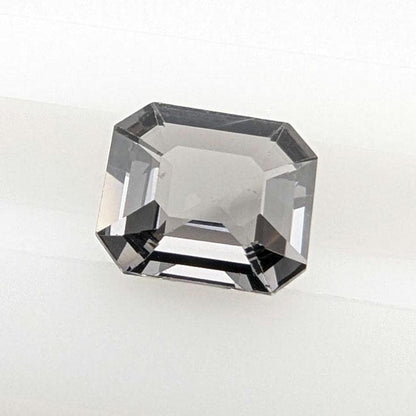 1.51ct Metallic Grey Spinel - Burmese Spinel - Natural Untreated Spinel Gemstone - Octagon Cut Gray Spinel - Faceted Loose Spinel