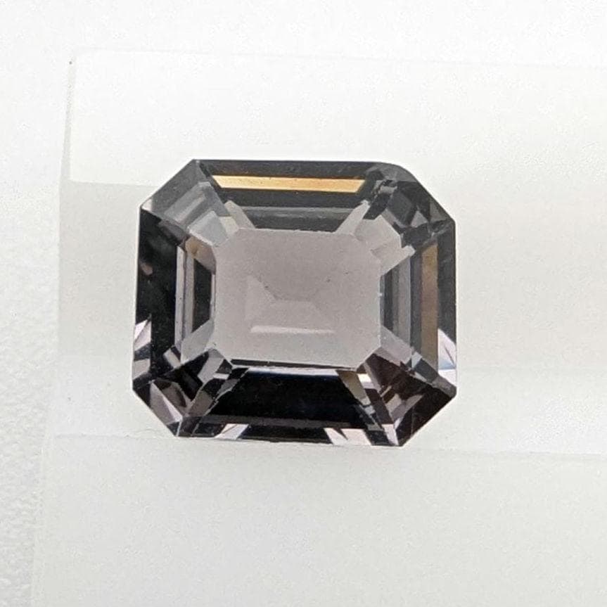1.56ct Metallic Grey Spinel - Burmese Spinel - Natural Untreated Spinel Gemstone - Octagon Cut Gray Spinel - Faceted Loose Spinel