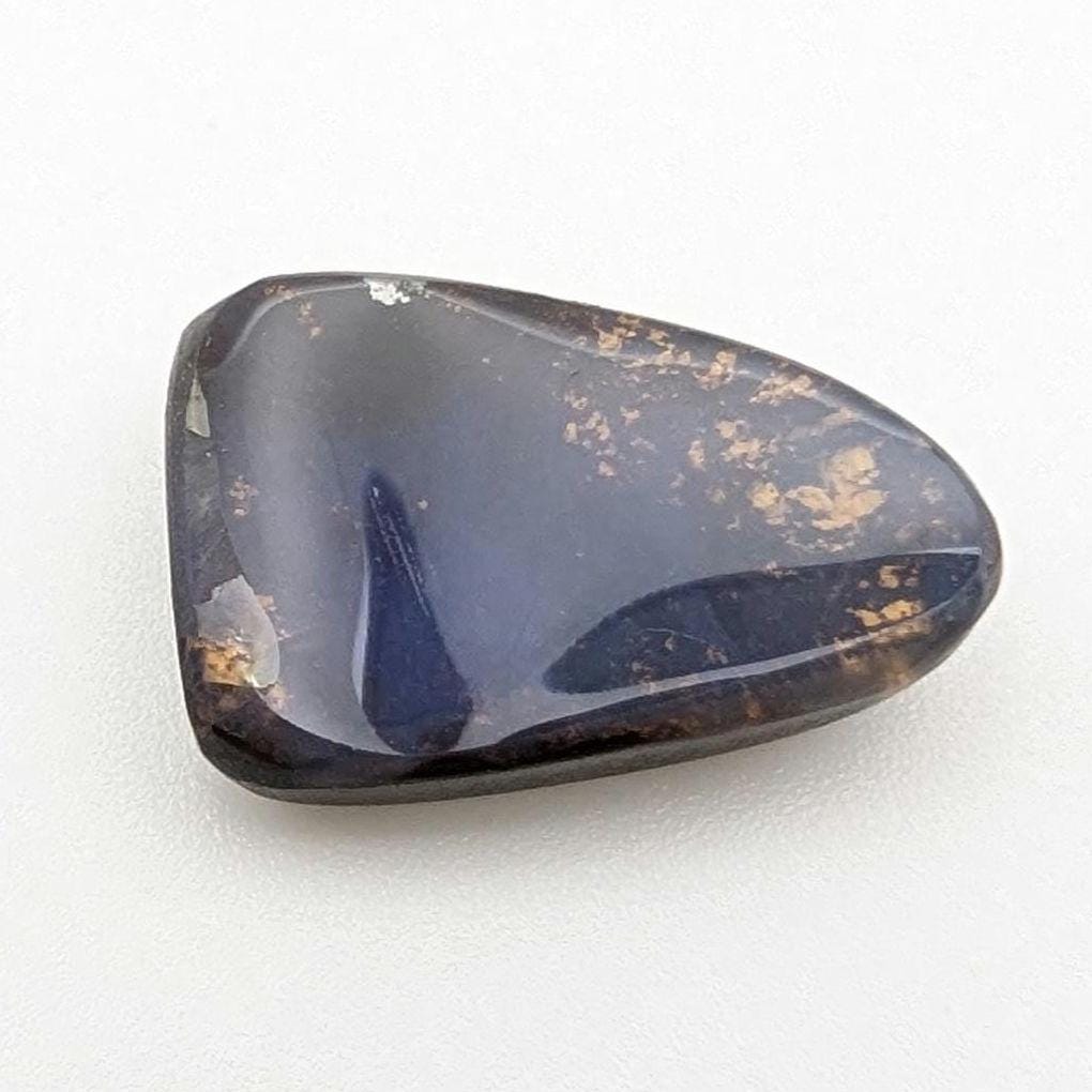 8.99ct Boulder Opal Gem - Boulder Opal Cabochon from Koroit, Australia - Natural Boulder Opal - Australian Opal - Natural Opal Gemstone