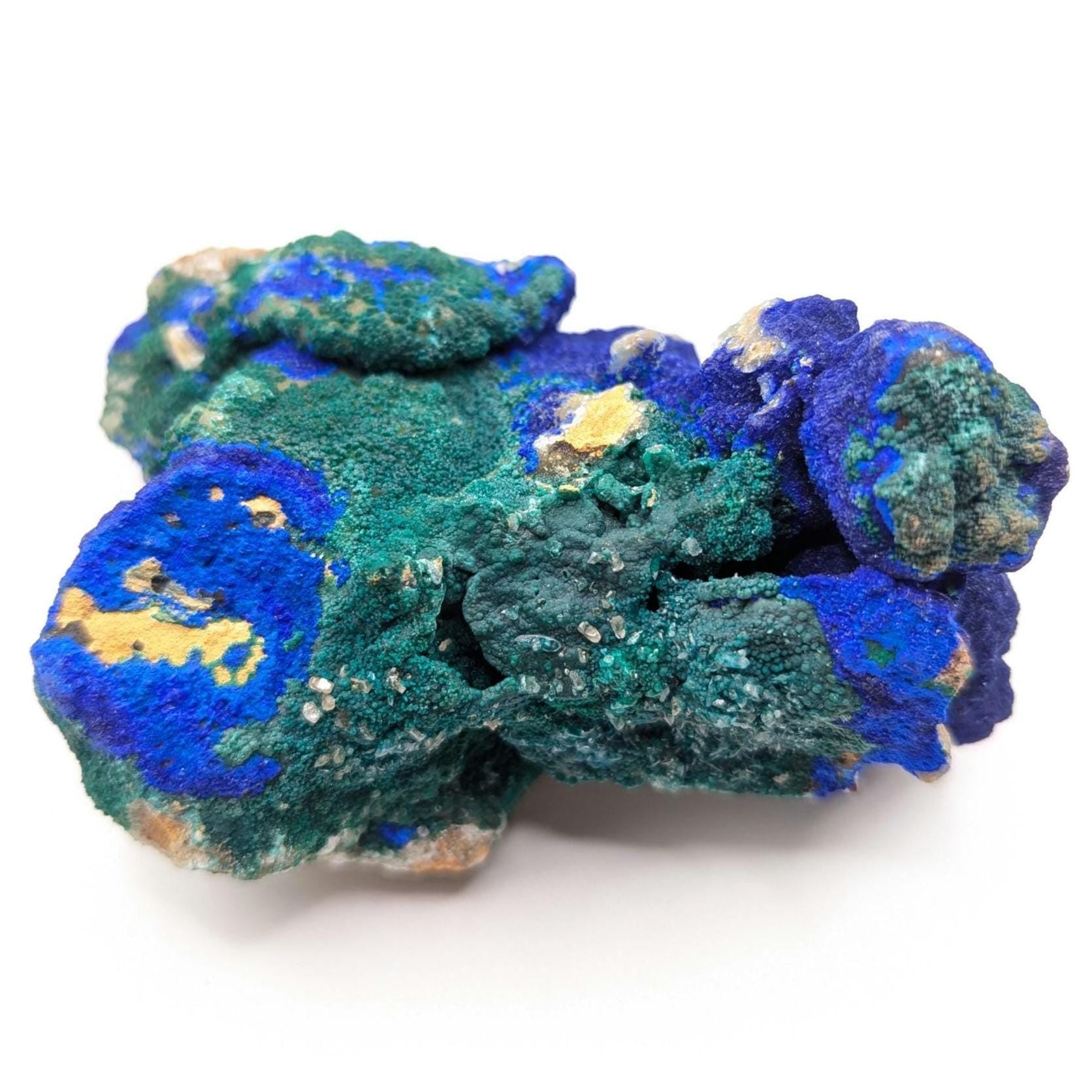 332g Azurite and Malachite with Smithsonite and Cerussite - Combination Specimen - Fine Mineral Specimen - Mfouati, Republic of Congo