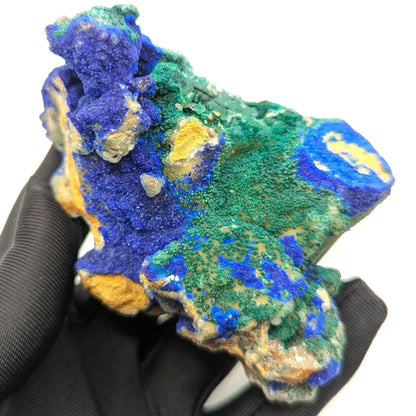 332g Azurite and Malachite with Smithsonite and Cerussite - Combination Specimen - Fine Mineral Specimen - Mfouati, Republic of Congo