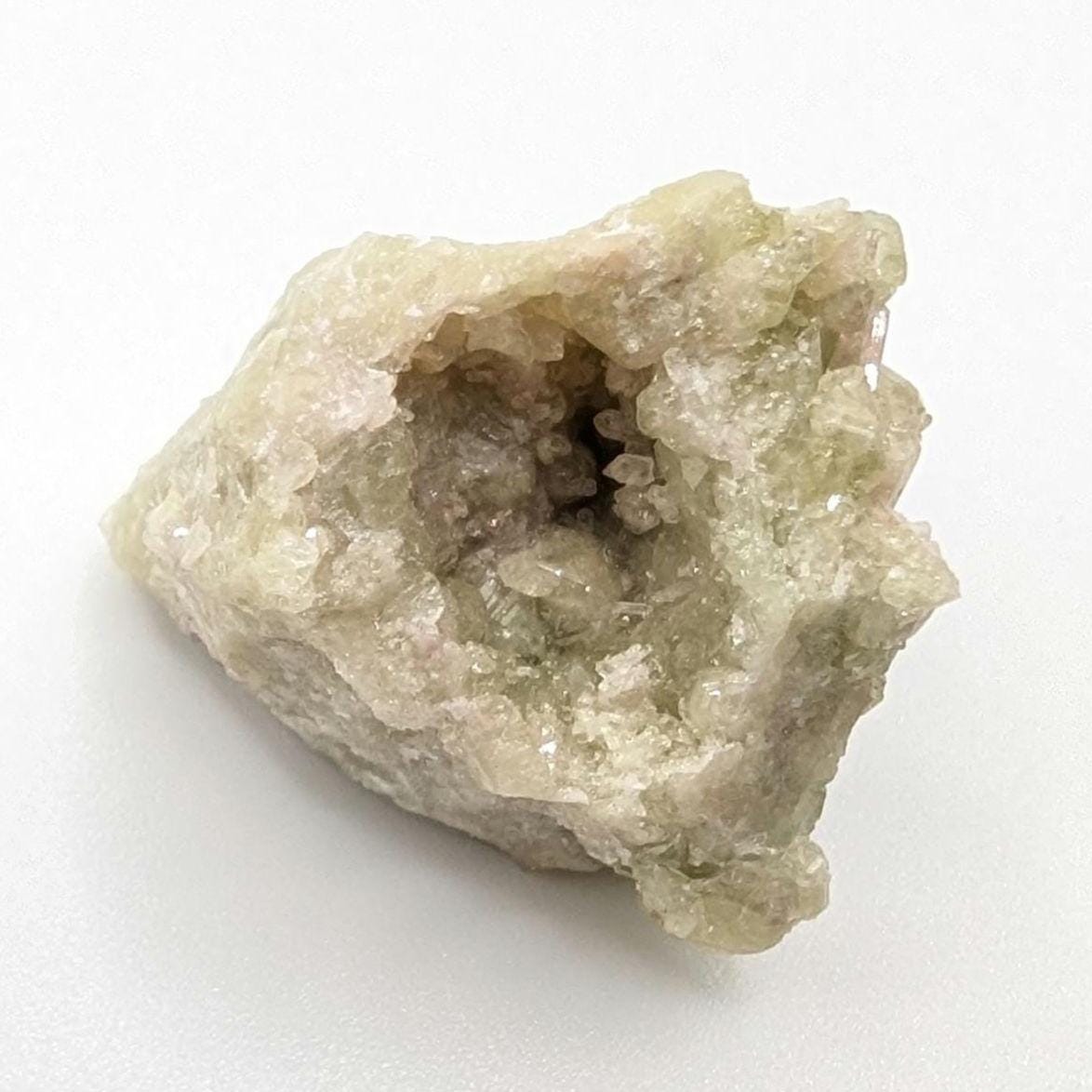 15.56 g Green Vesuvianite Crystal - Thumbnail Specimen - Jeffrey Mine, Quebec, Canada