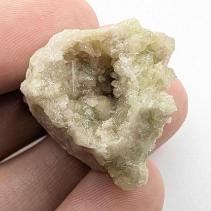 15.56 g Green Vesuvianite Crystal - Thumbnail Specimen - Jeffrey Mine, Quebec, Canada