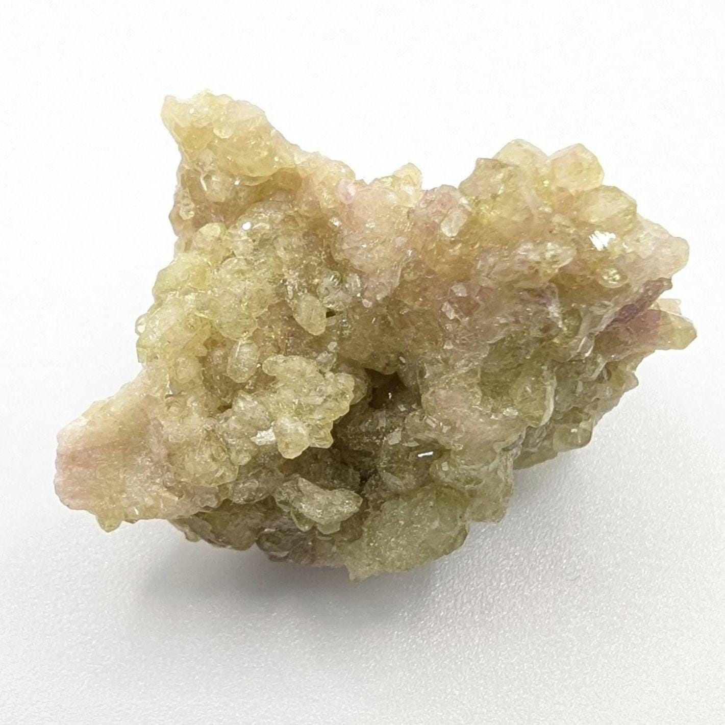 10 g Green Vesuvianite Crystal - Thumbnail Specimen - Jeffrey Mine, Quebec, Canada