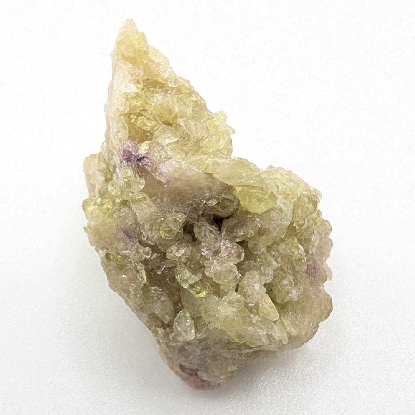 10 g Green Vesuvianite Crystal - Thumbnail Specimen - Jeffrey Mine, Quebec, Canada