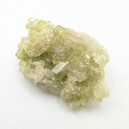 6 g Green Vesuvianite Crystal - Thumbnail Specimen - Jeffrey Mine, Quebec, Canada