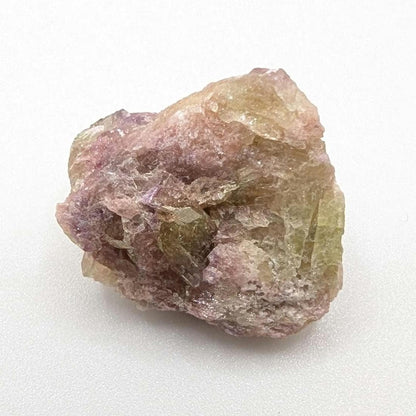 5.50 g Green and Purple Vesuvianite Crystal - Thumbnail Specimen - Jeffrey Mine, Quebec, Canada