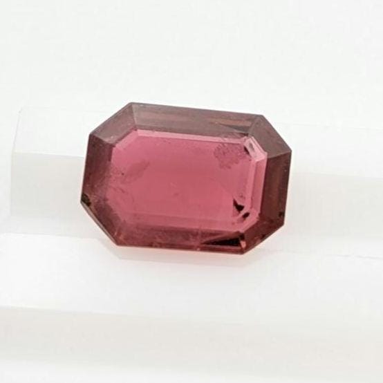 5.30ct Rubellite Tourmaline - Octagon Faceted Rubellite Tourmaline - Step Cut Pink Tourmaline - Loose Tourmaline Gemstone - Afghanistan