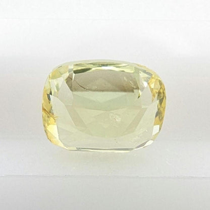 1.54ct Natural Chrysoberyl Faceted Gemstone - Cushion Fancy Cut Chrysoberyl - Yellow Chrysoberyl - Loose Faceted Chrysoberyl from Nigeria