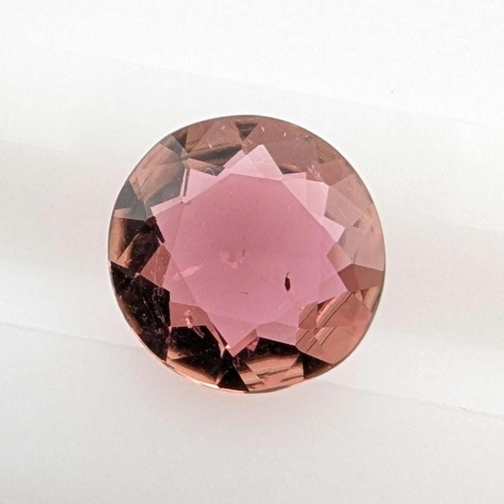 1.71ct Rubellite Tourmaline - Round Faceted Rubellite Tourmaline - Fancy Cut Pink Tourmaline - Loose Tourmaline Gemstone - Afghanistan