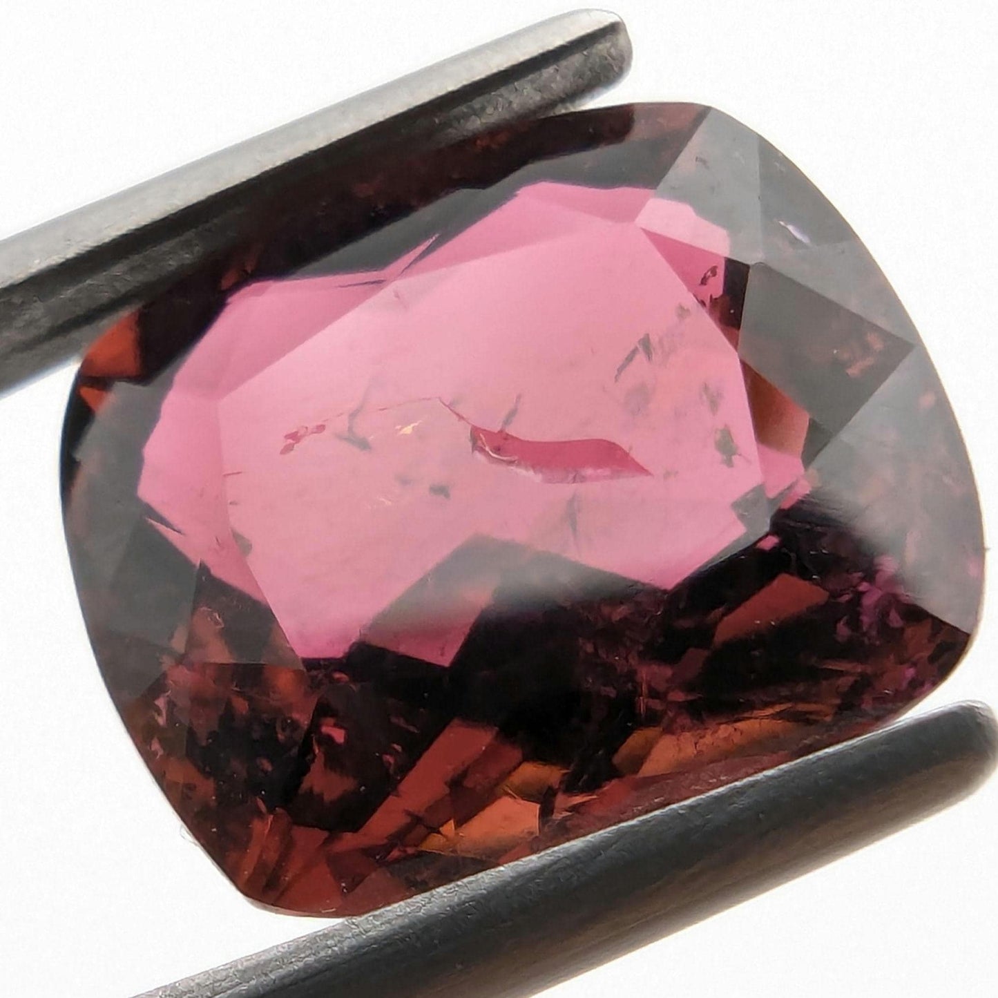 3.80ct Rubellite Tourmaline - Cushion Faceted Rubellite Tourmaline - Fancy Cut Pink Tourmaline - Loose Tourmaline Gemstone - Afghanistan