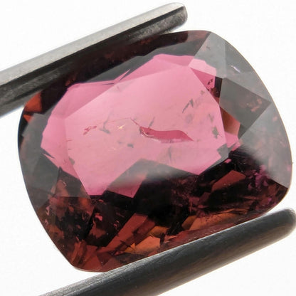 3.80ct Rubellite Tourmaline - Cushion Faceted Rubellite Tourmaline - Fancy Cut Pink Tourmaline - Loose Tourmaline Gemstone - Afghanistan
