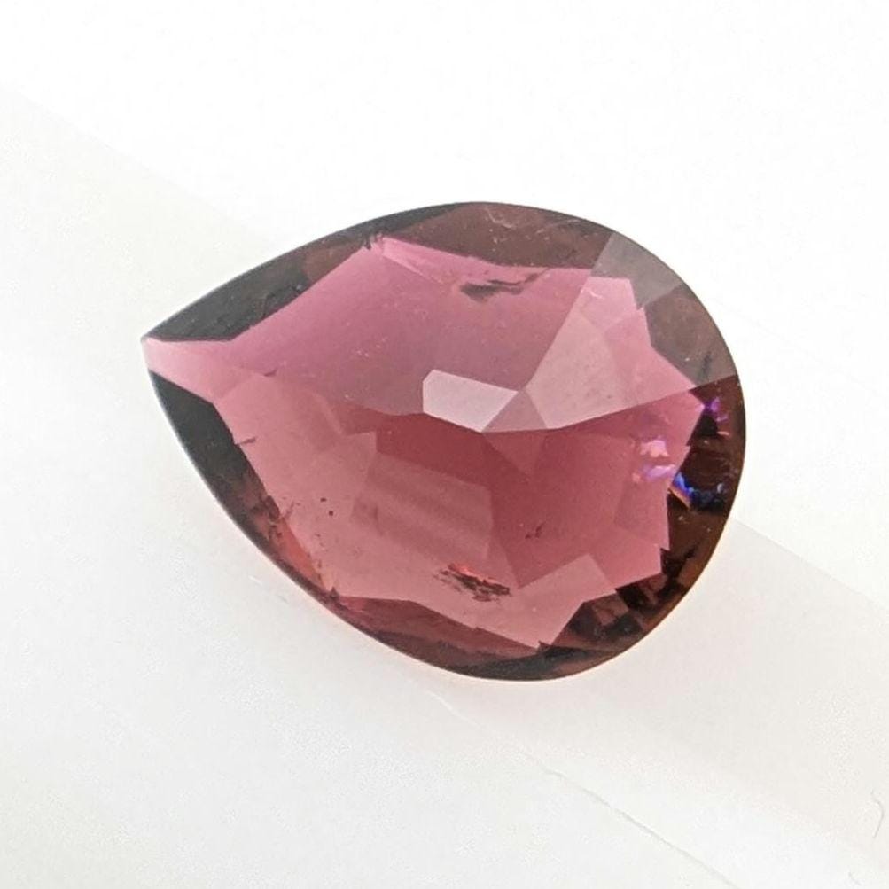 2.54ct Rubellite Tourmaline - Pear Faceted Rubellite Tourmaline - Fancy Cut Pink Tourmaline - Loose Tourmaline Gemstone - Afghanistan