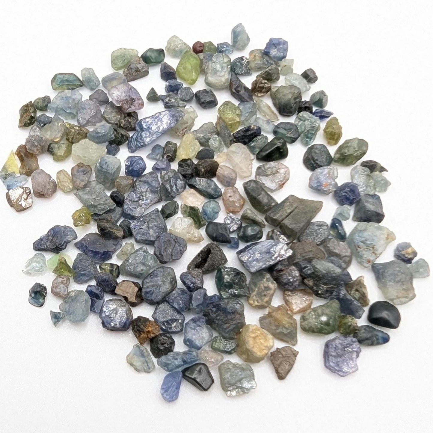103 ct Blue Green Sapphire Lot - Natural Sapphires - Rough Sapphire Gems from Madagascar - Heated Raw Sapphire Gemstones